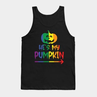 Halloween Partnershirt He`s my Pumpkin Tank Top